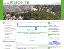 Tablet Screenshot of comune.pimonte.na.it